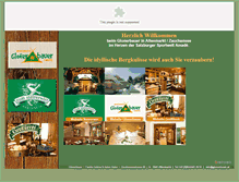 Tablet Screenshot of glonerbauer.at